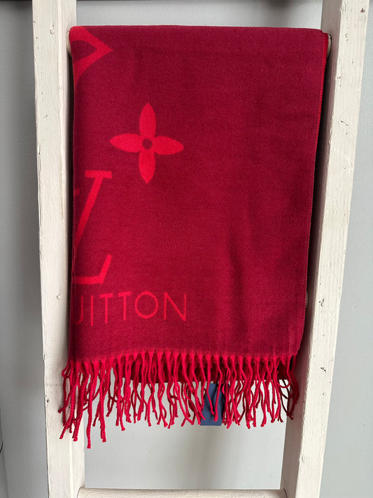 Red Designer Scarf